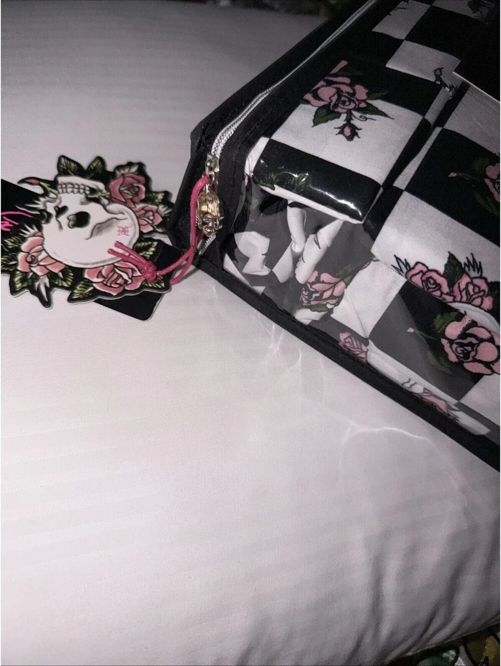 Ed Hardy Checkered 6-piece Queen Sheet Set.NWT